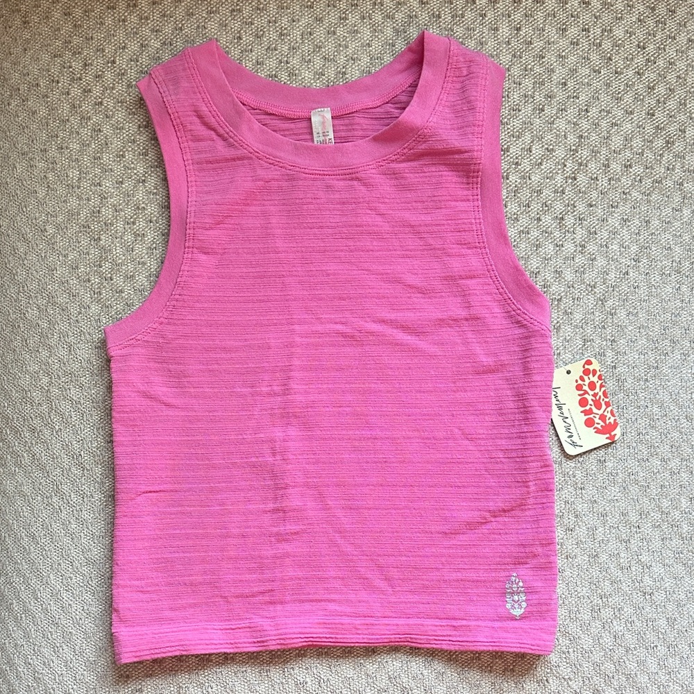 Free People Movement Pink Tank Top